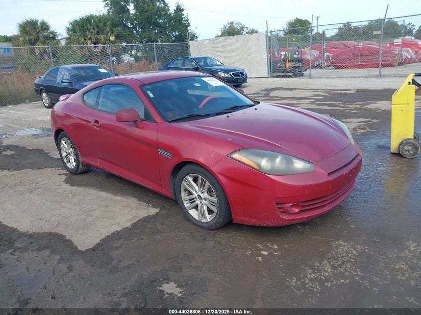KMHHM66D87U254333 2007 Hyundai Tiburon Gs auction photo 1