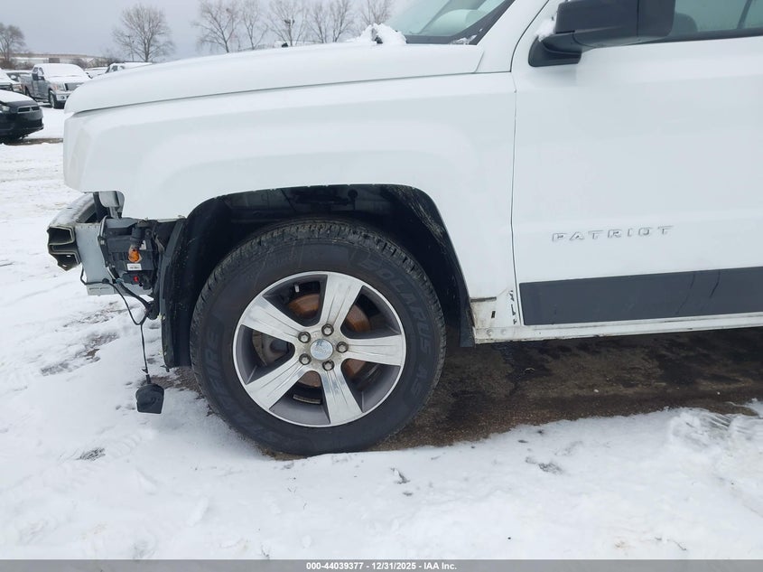 VIN 1C4NJRFB8HD100657 2017 JEEP PATRIOT HIGH ALTITUDE 4X4
