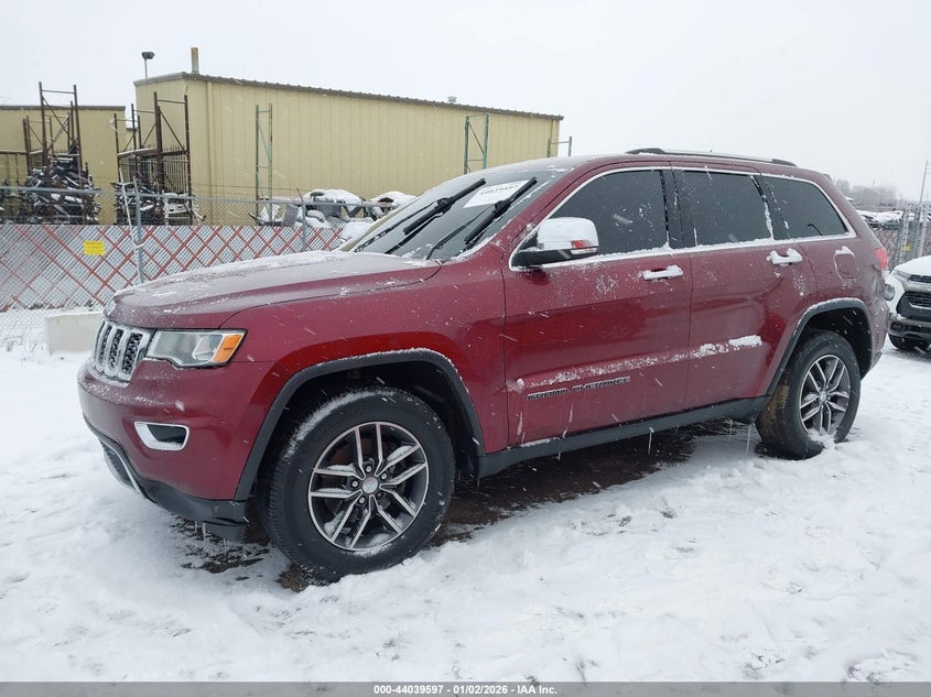 VIN 1C4RJFBG3HC818334 2017 JEEP GRAND CHEROKEE LIMITED 4X4