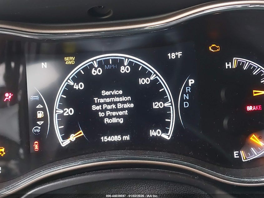 VIN 1C4RJFBG3HC818334 2017 JEEP GRAND CHEROKEE LIMITED 4X4