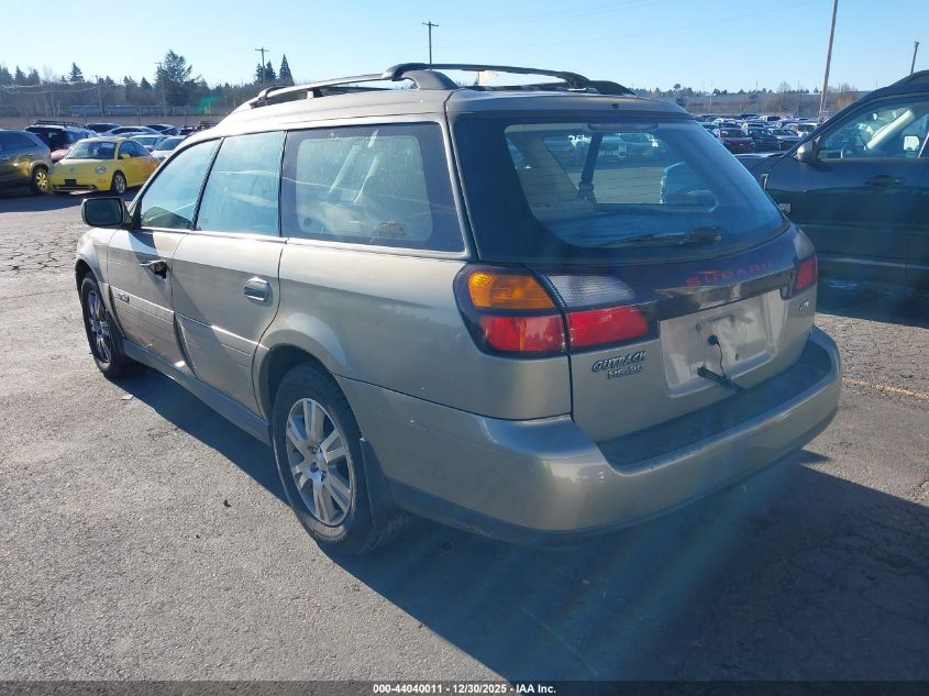 2004 Subaru Outback H6-3.0 W/35Th Anniversary Edition