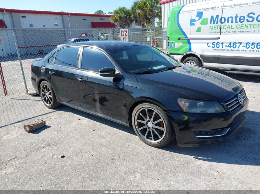 1VWAP7A30DC070875 2013 Volkswagen Passat 2.5L S auction photo 1
