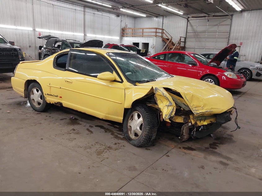 2G1WX15K029355225 2002 Chevrolet Monte Carlo Ss auction photo 1