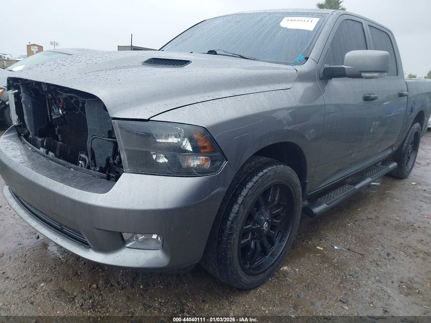 2012 Ram 1500 5.7 Ram Sport grey Lot 111044040111 Vin 1C6RD6MT5CS182183