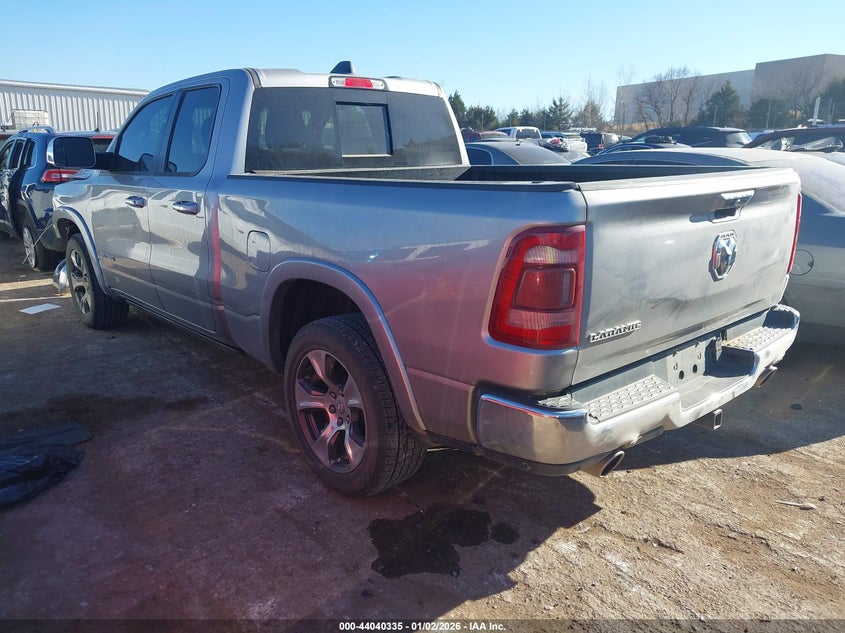 Vin: 1c6rredtxkn508486, lot: 44536104, ram 1500 laramie  4x2 6'4 box 20193