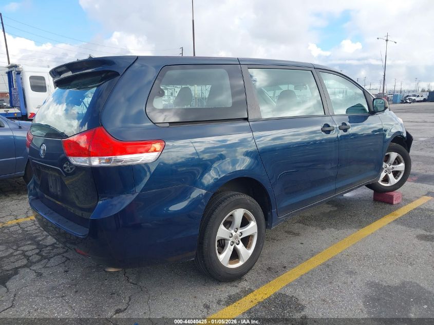 2012 Toyota Sienna Base 7 Passenger