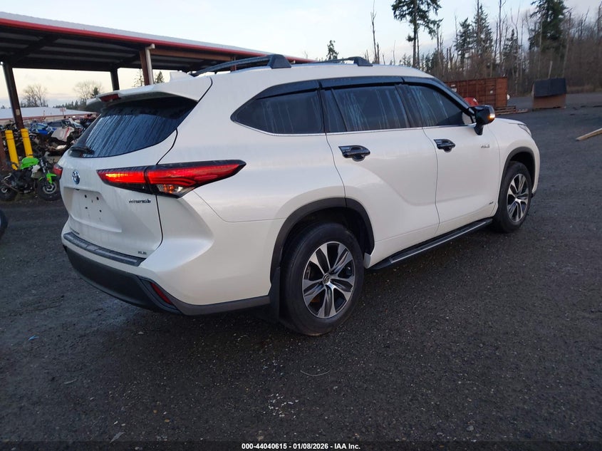 Vin: 5tdhbrch3ls510024, lot: 44536384, toyota highlander hybrid xle 20204