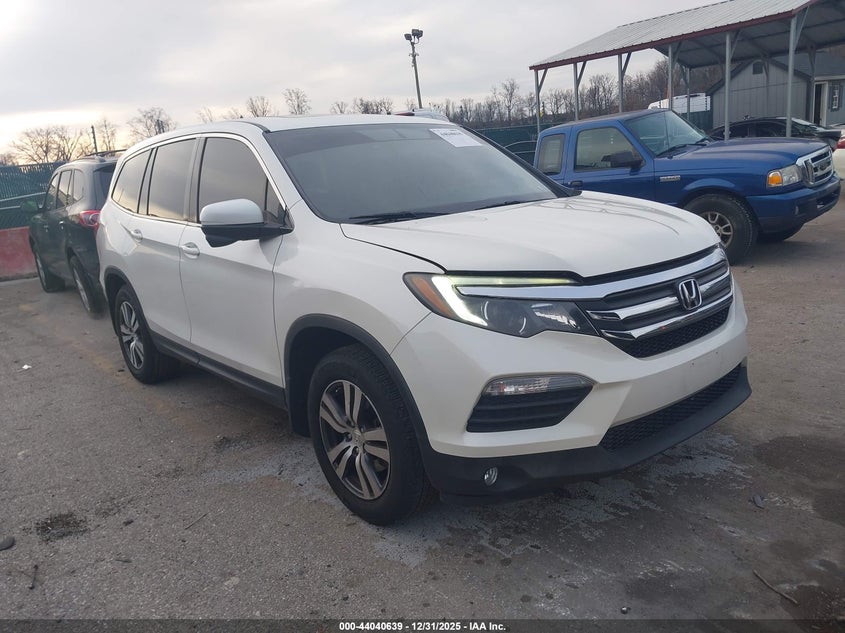 5FNYF6H77HB071389 2017 Honda Pilot Ex-L auction photo 1