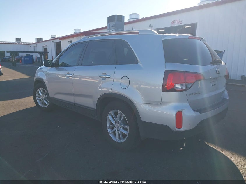 Vin: 5xykt3a6xeg450311, lot: 44536812, kia sorento lx 20143