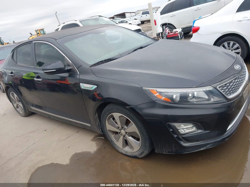 KNAGN4AD5E5076717 2014 Kia Optima Hybrid Ex auction photo 1