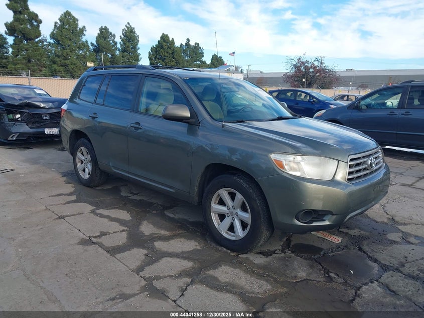5TDBK3EH0AS040399 2010 Toyota Highlander Base V6 auction photo 1