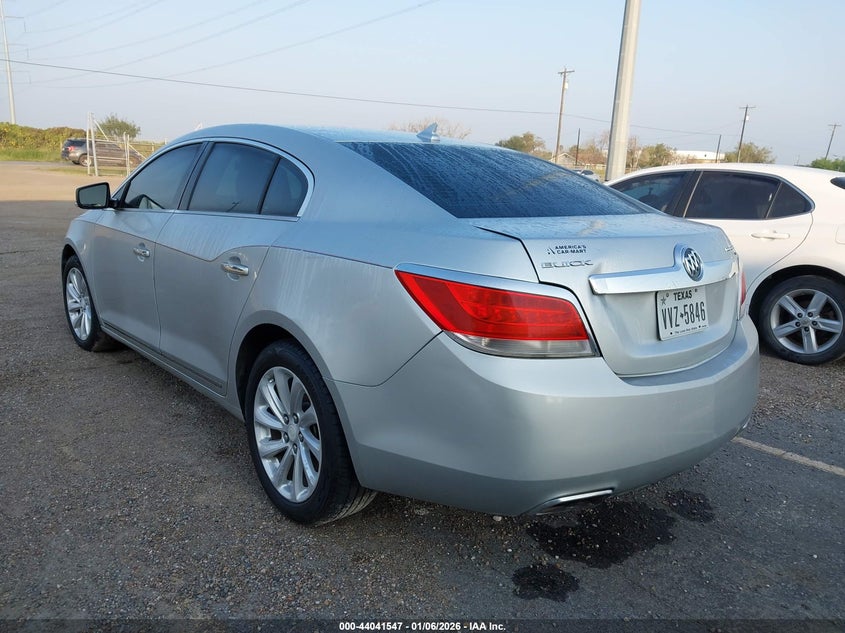 2012 Buick Lacrosse 3.6 Lacrosse Leather Group silver Lot 111044041547 Vin 1G4GC5E33CF314146