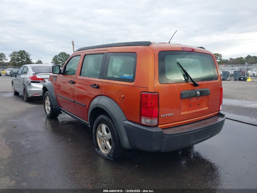 2007 Dodge Nitro Sxt