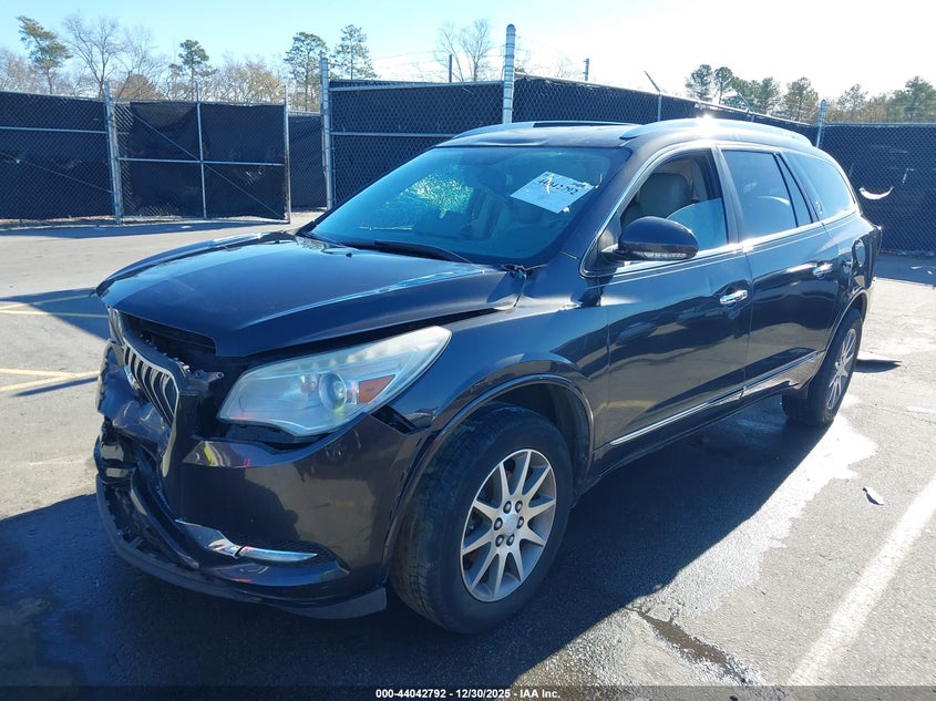 Vin: 5gakrbkd1fj273351, lot: 44538563, buick enclave leather 20152