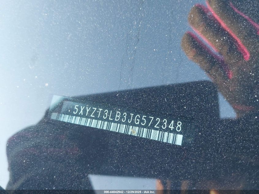 2018 Hyundai Santa Fe Sport 2.4L VIN: 5XYZT3LB3JG572348 Lot: 44042942