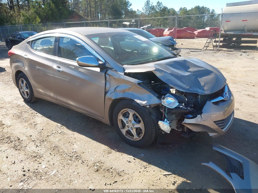 5NPDH4AE1GH700862 2016 Hyundai Elantra Se auction photo 1