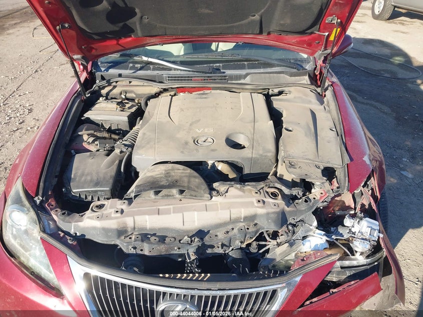 2011 Lexus Is 250 VIN: JTHBF5C28B5142991 Lot: 44044006