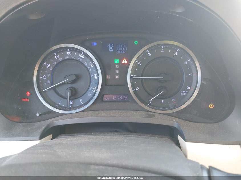 2011 Lexus Is 250 VIN: JTHBF5C28B5142991 Lot: 44044006