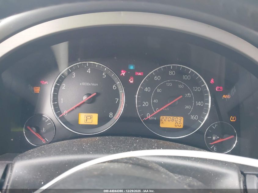 2005 Infiniti Fx35 VIN: JNRAS08W35X206838 Lot: 44044366