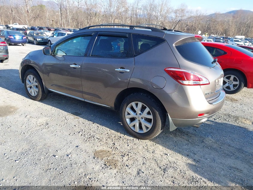 Vin: jn8az1mw5bw172947, lot: 44540778, nissan murano sl 20113