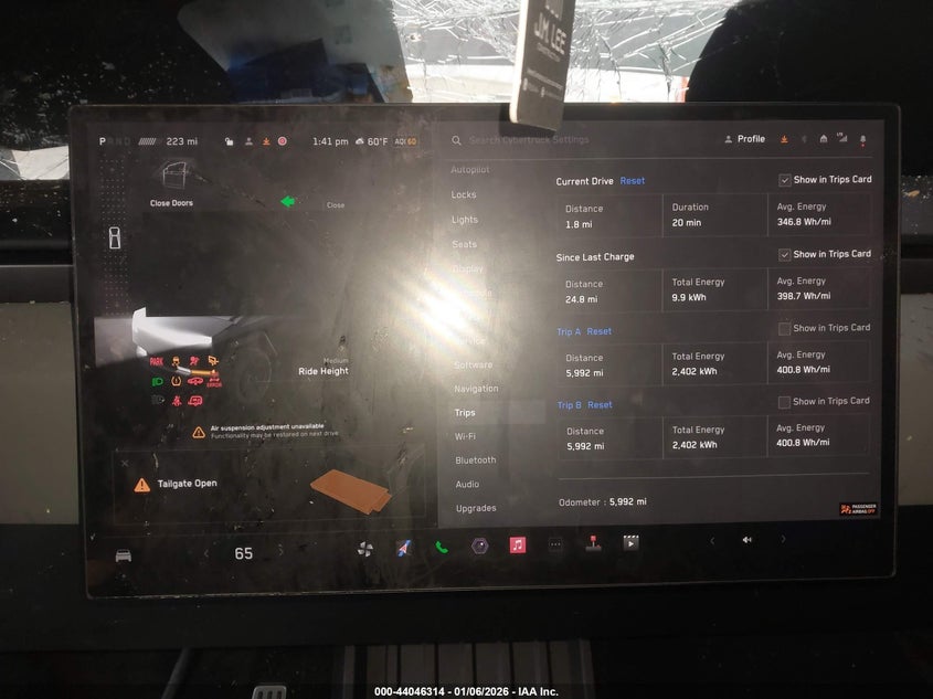 2025 Tesla Cybertruck VIN: 7G2CEHED6SA074241 Lot: 44046314