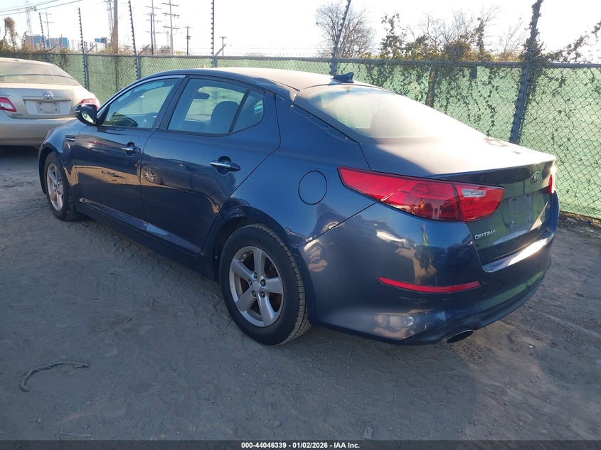 2015 KIA OPTIMA SEDAN 2.4L I-4 DI, DOHC, VVT, 192HP