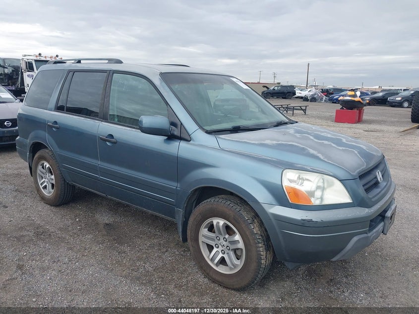 2HKYF18555H573672 2005 Honda Pilot Ex-L auction photo 1