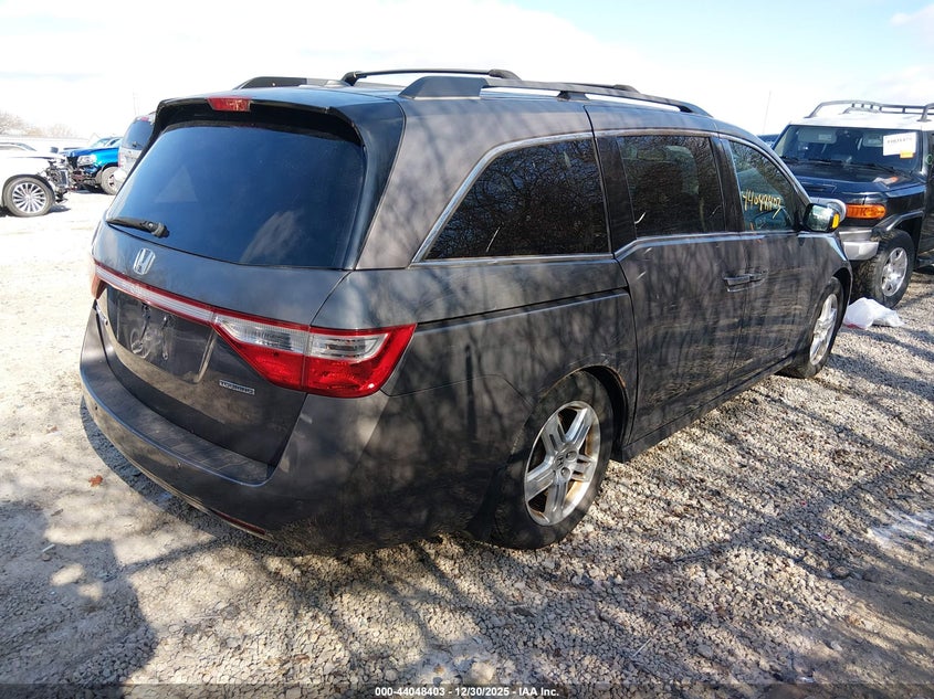 Vin: 5fnrl5h91db080334, lot: 44544175, honda odyssey touring/touring elite 20134