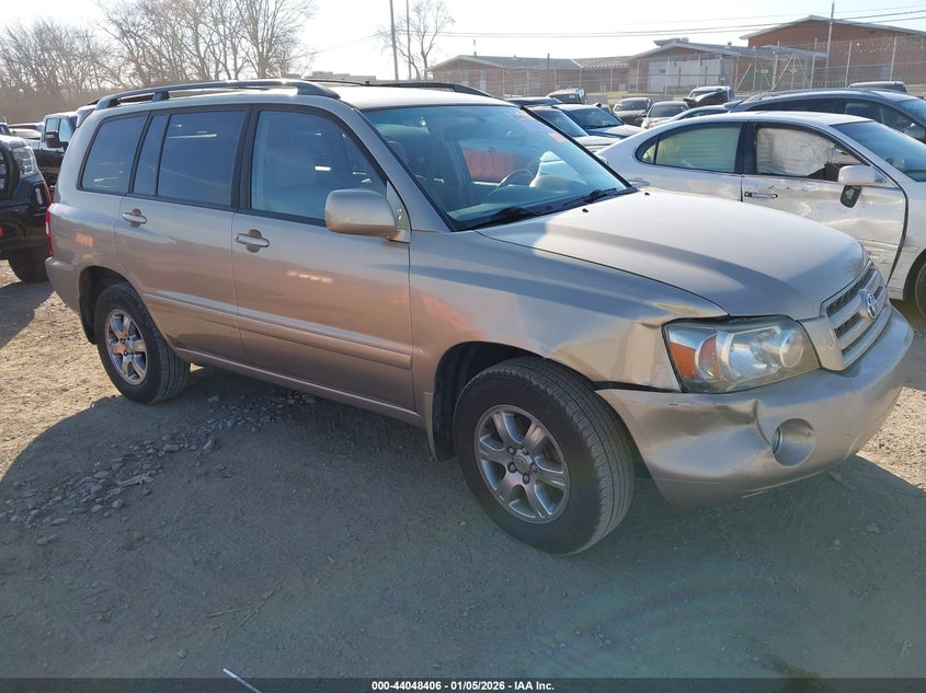 JTEGP21A470142905 2007 Toyota Highlander V6 auction photo 1