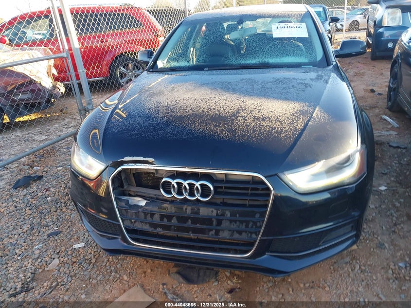 2014 Audi A4 2.0T Premium VIN: WAUFFAFL8EN005177 Lot: 44048666