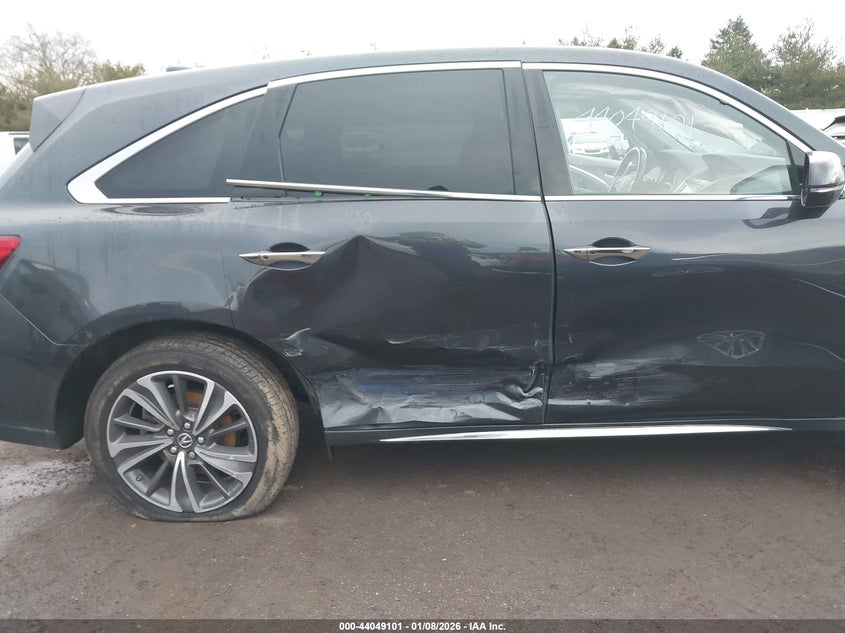 2019 Acura Mdx Tech Pkg VIN: 5J8YD4H52KL027086 Lot: 44049101