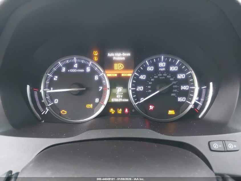 2019 Acura Mdx Tech Pkg VIN: 5J8YD4H52KL027086 Lot: 44049101