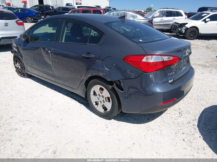 Vin: knafk4a64g5492458, lot: 44545182, kia forte lx 20163