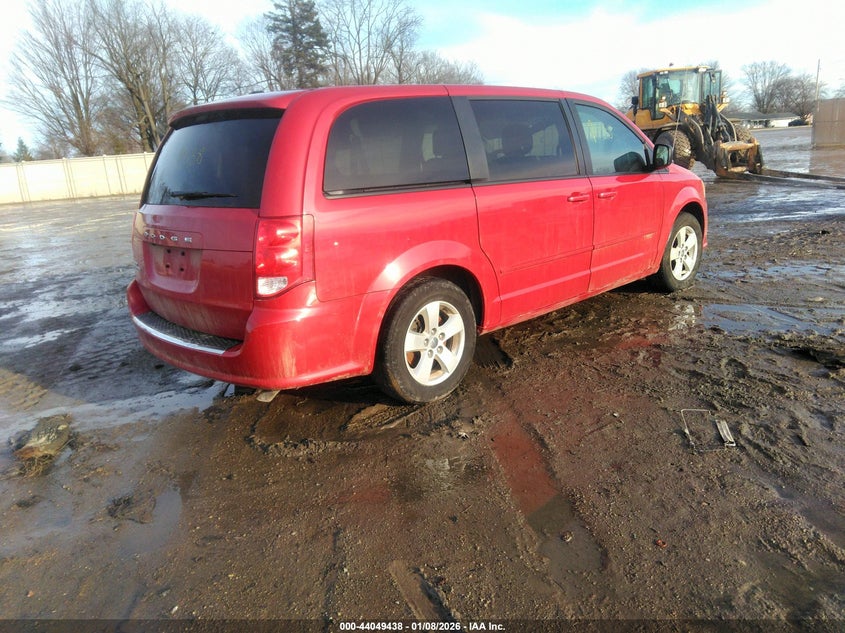 Vin: 2c4rdgbgxfr524494, lot: 44545210, dodge grand caravan se 20154