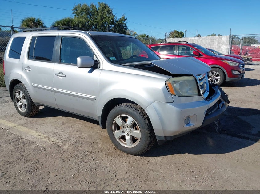 5FNYF4H56BB047451 2011 Honda Pilot Ex-L auction photo 1