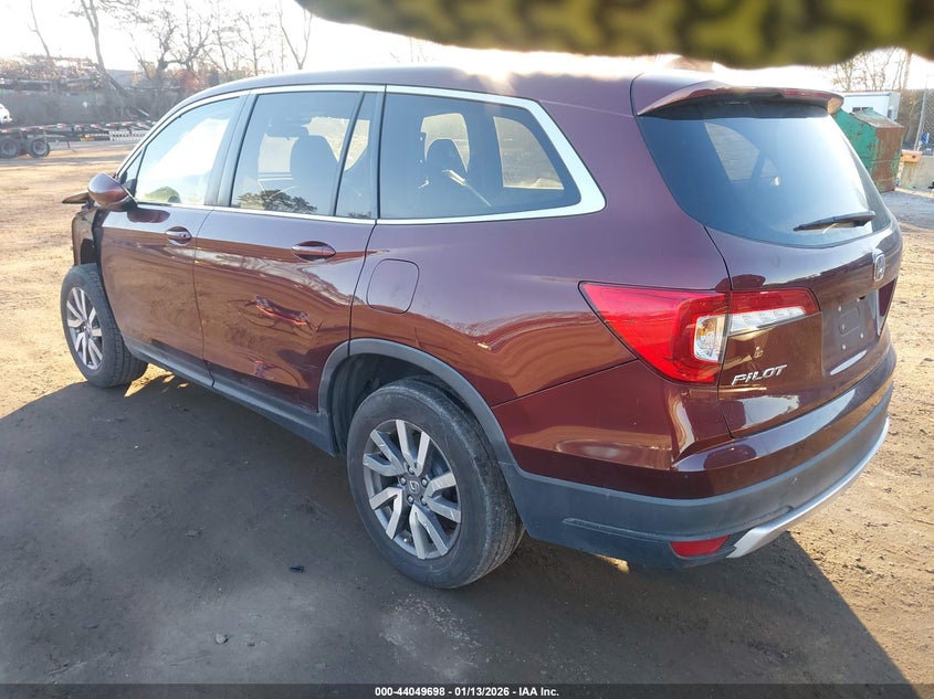 VIN 5FNYF6H35LB007258 2020 HONDA PILOT AWD EX