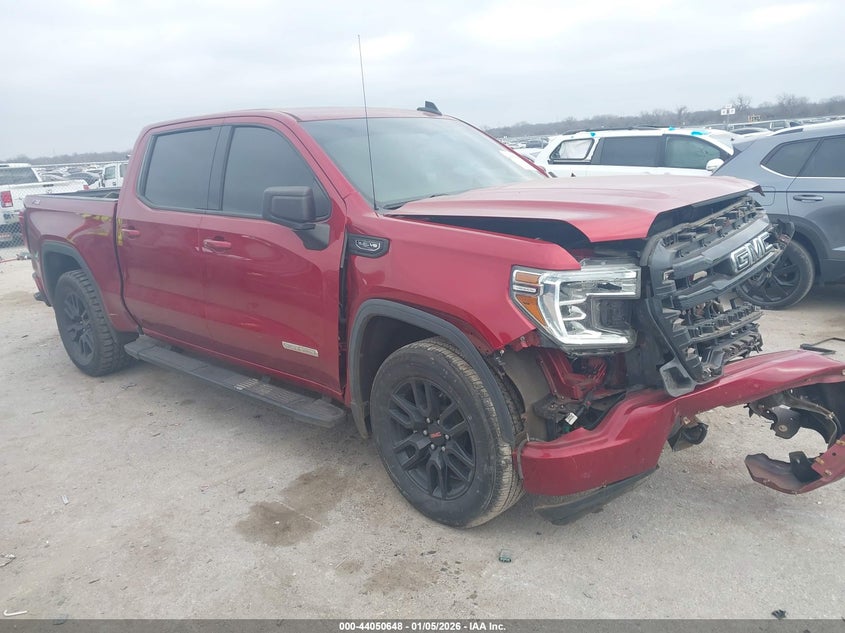 2021 GMC Sierra 1500 4Wd Short Box Elevation
