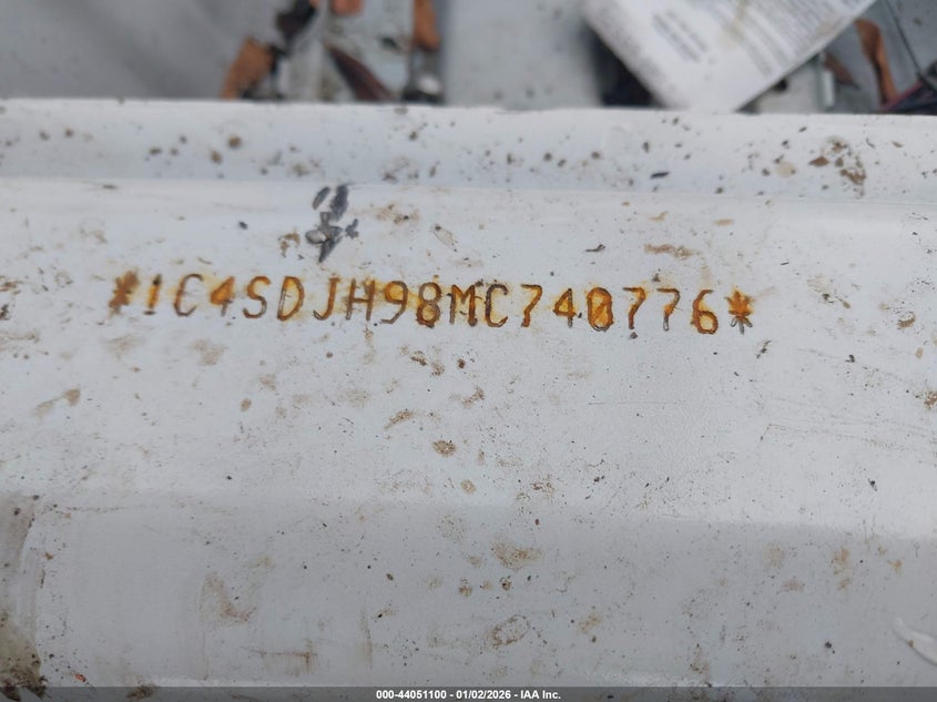 2021 Dodge Durango Srt Hellcat Awd VIN: 1C4SDJH98MC740776 Lot: 44051100