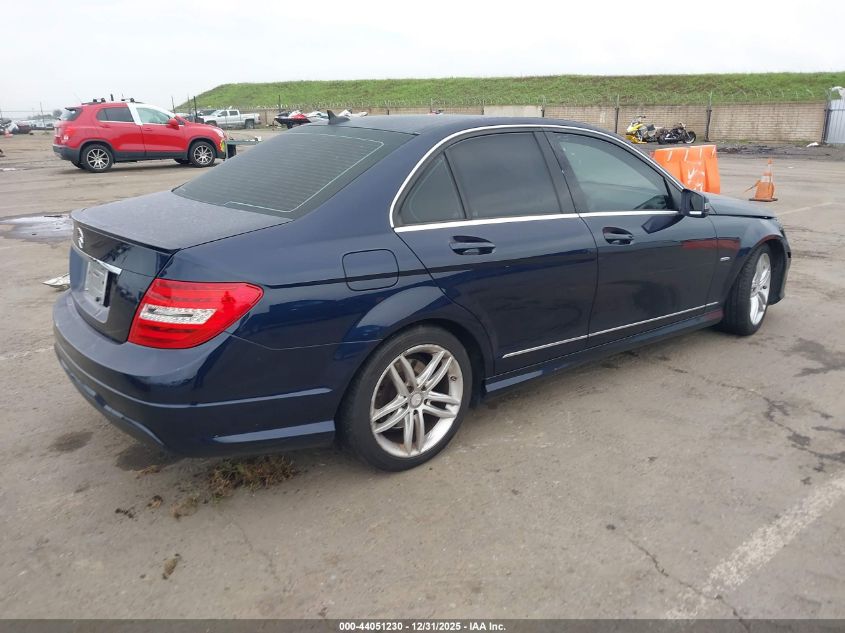 2012 Mercedes-Benz C 250 Sport