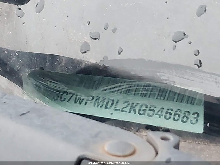 2019 Ram 5500 Chassis Tradesman/Slt VIN: 3C7WRMDL2KG546683 Lot: 44051292