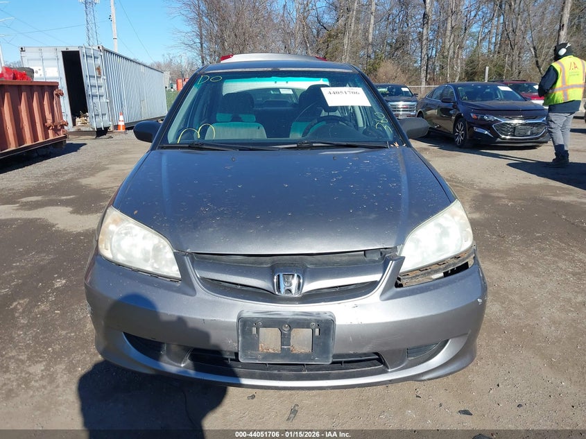 2004 Honda Civic Lx VIN: 1HGES16594L021928 Lot: 44051706