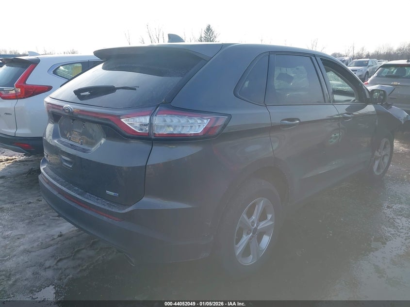 Vin: 2fmpk4g9xgbb43014, lot: 44547821, ford edge se 20164