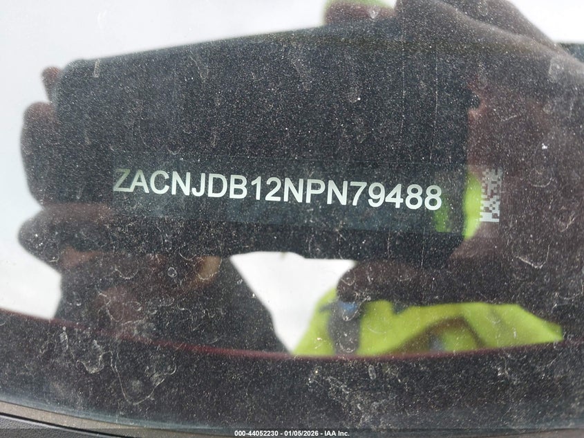 VIN ZACNJDB12NPN79488 2022 JEEP RENEGADE (RED) EDITION 4X4