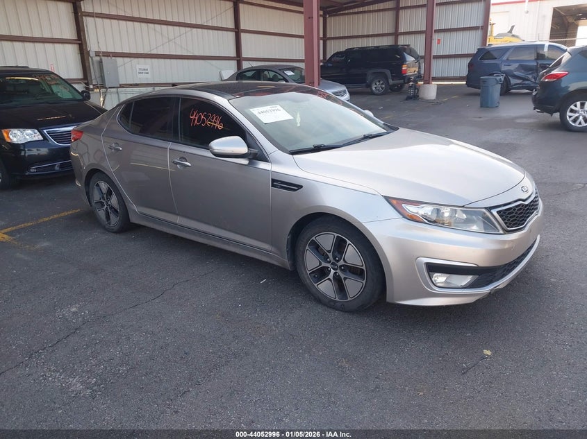 KNAGM4AD2C5019617 2012 Kia Optima Hybrid Ex auction photo 1