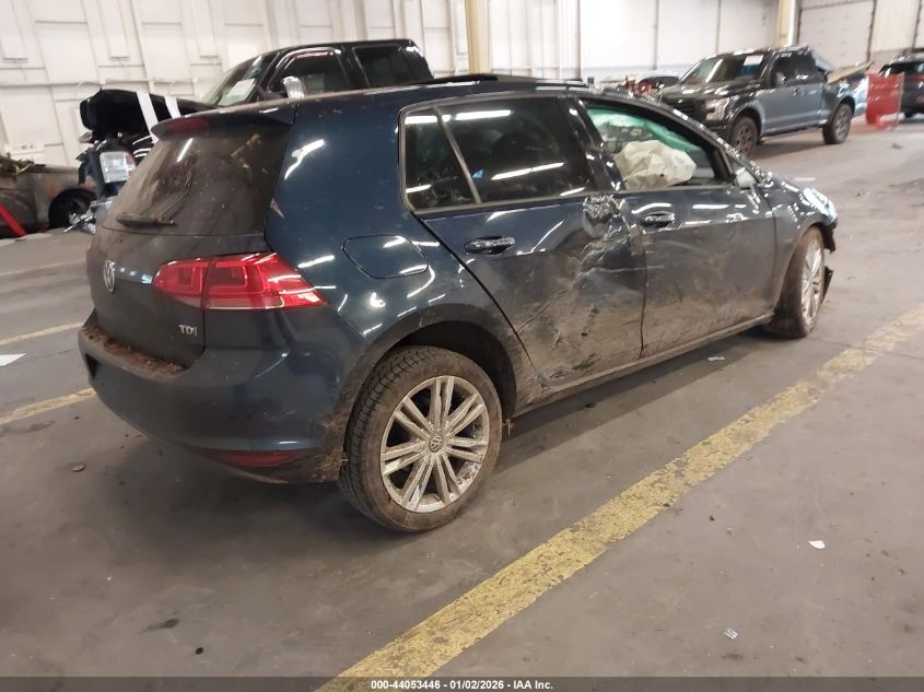 2015 Volkswagen Golf Tdi Se 4-Door