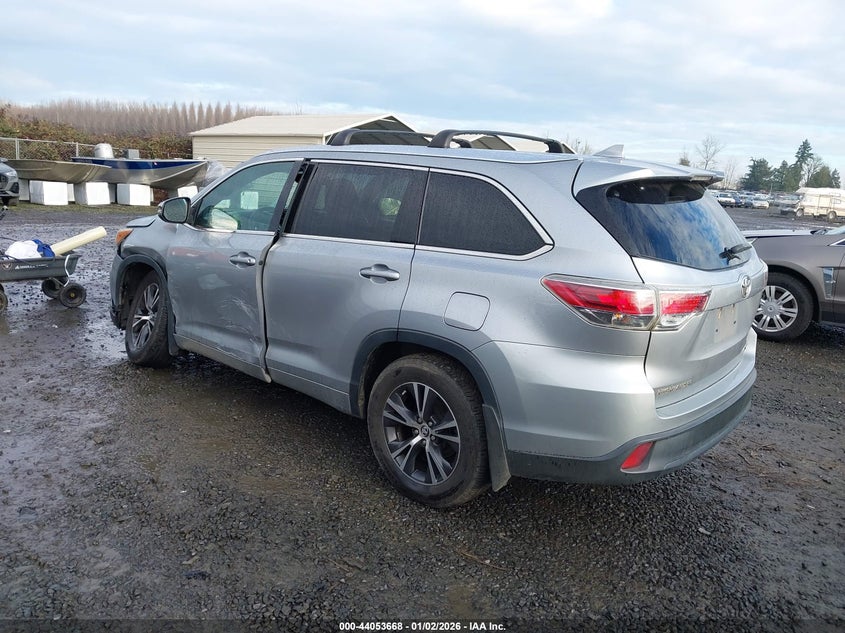 2016 Toyota Highlander Xle V6