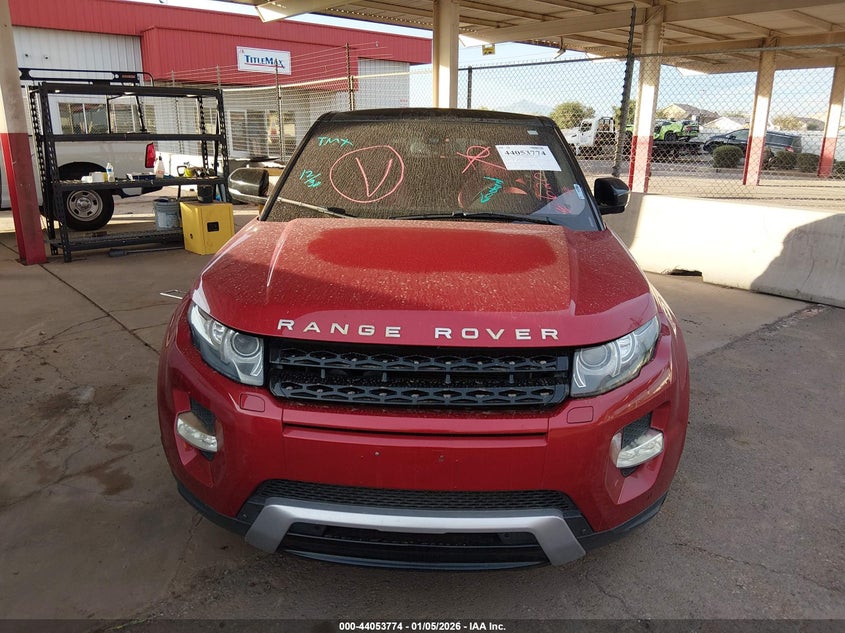 2012 Land rover Range rover evoque 2.0 Pure Plus brown Lot 111044053774 Vin SALVT2BG4CH620559
