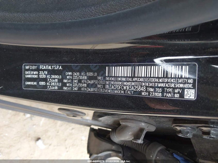 2024 Dodge Hornet R/T VIN: ZACPDFCW1R3A25848 Lot: 44055279