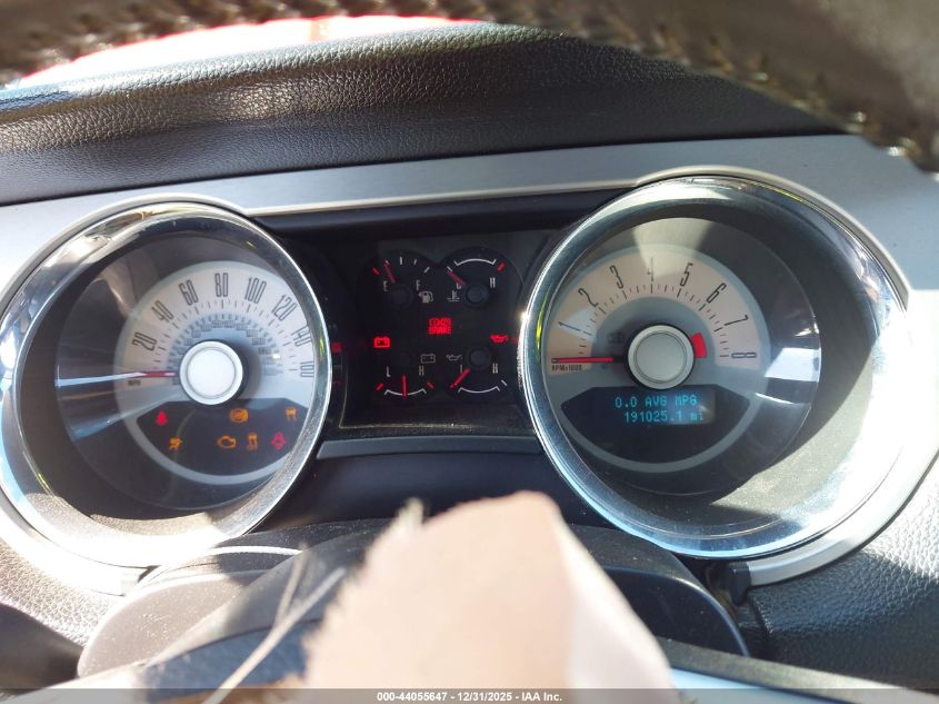 2012 Ford Mustang V6 Premium VIN: 1ZVBP8AM0C5205472 Lot: 44055647