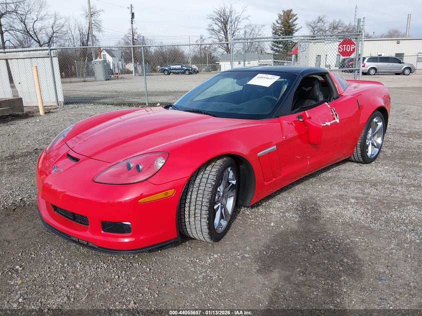 Vin: 1g1ys2dwxb5102055, lot: 44551440, chevrolet corvette grand sport 20112